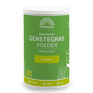Ечемичена трева, БИО | Biologisch Gerstegras Poeder | Mattisson Healthstyle, 125 г прах