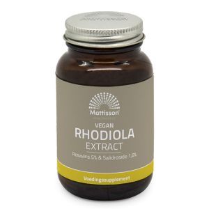 Златен корен 250 мг | Vegan Rhodiola Extract | Mattisson Healthstyle, 60 капсули