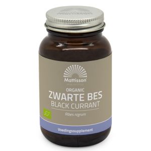 Касис | Organic Zwarte Bes | Mattisson Healthstyle, 120 капсули