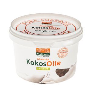 Кокосово масло (дезодорирано) БИО | KokosOlie Organic | Mattisson Healthstyle, 500 мл