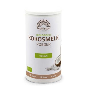 Кокосово мляко на прах, БИО | Biologische Kokosmelk Poeder Vegan | Mattisson Healthstyle, 200 г