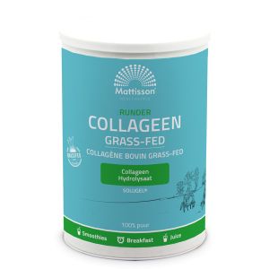 Колаген (говежди) хидролизат Solugel® | Runder Collageen Grass-Fed | Mattisson Healthstyle, 300 г прах