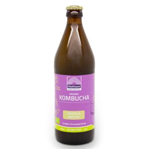 Комбуча с джинджифил матча, БИО | Organic Kombucha Ginger Matcha | Mattisson Healthstyle, 500 мл