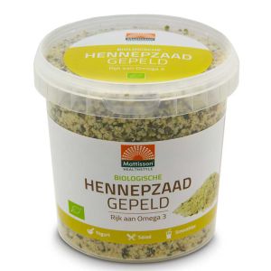 Конопени белени семена БИО | Biologish Hennepzaad Gepeld | Mattisson Healthstyle, 500 г