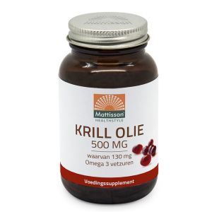 Крил (масло) 500 мг | Krill Olie | Mattisson Healthstyle, 60 капсули