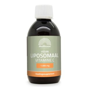 Липозомен витамин С 1000 мг (веган) | Vegan Liposomaal Vitamin C | Mattisson Healthstyle, 250 мл
