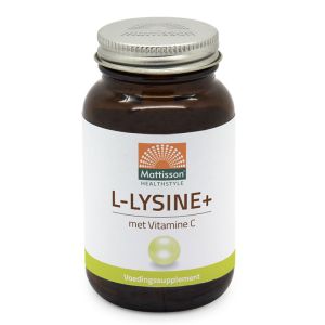 Л-Лизин + витамин С | L-Lysine + met Vitamine C | Mattisson Healthstyle, 90 капсули