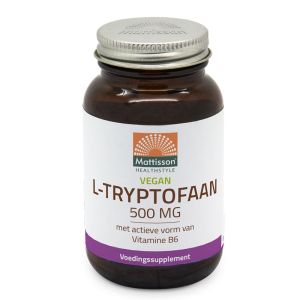 Л-Триптофан 500 мг | L-Tryptofaan | Mattisson Healthstyle, 60 капсули