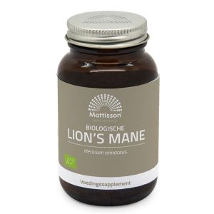 Лъвска грива БИО, 320 мг | Biologisch Lions Mane | Mattisson Healthstyle, 60 капсули