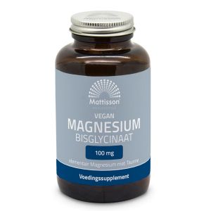 Магнезий (бисглицинат) | Magnesium Bisglycinaat | Mattisson Healthstyle, 90 таблетки