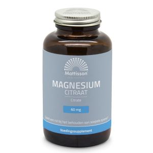 Магнезий (цитрат) | Magnesium Citraat | Mattisson Healthstyle, 180 капсули