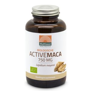 Мака (корен) 750 мг | Biologische ActiveMaca | Mattisson Healthstyle, 90 капсули