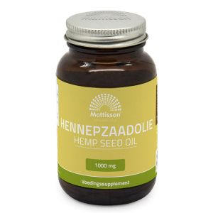 Масло от конопено семе | Hennepzaadolie | Mattisson Healthstyle, 60 капсули