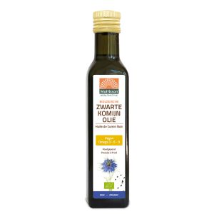 Масло от семена на черен кимион (студено пресовано), БИО | Biologische Zwarte Komijn Oile | Mattisson Healthstyle, 250 мл