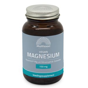 Морски Магнезий Аквамин® | Vegan Magnesium Aquamin®uit mineraalrijk Zeewater | Mattisson Healthstyle, 90 капсули