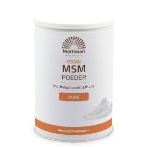 МСМ |Vegan MSM Poeder | Mattisson Healthstyle, 550 г прах