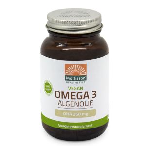 Омега-3 (от водорасли) | Vegan Omega-3 Algenolie | Mattisson Healthstyle, 60 капсули