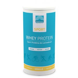 Протеин (суроватъчен) Sport | Sport Whey Protein - Sport Proteine de Lactoserum - Vanille | Mattisson Healthstyle, 450 г прах