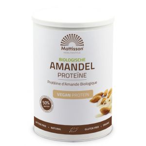 Протеин от бадем био | Biologische Amandel Proteïne Protein | Mattisson Healthstyle, 350 г прах
