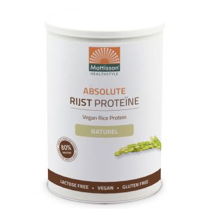 Протеин от ориз | Absolute Rijst Proteïne - Vegan Rice Protein | Mattisson Healthstyle, 400 г прах