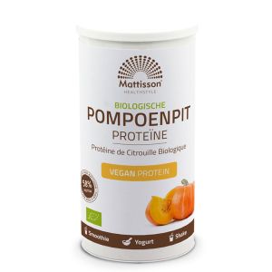 Протеин от тиква, БИО | Biologische Pompoenpit Proteine | Mattisson Healthstyle, 250 г прах