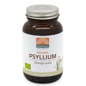 Псилиум (хуск) 750 мг | Organic Psyllium | Mattisson Healthstyle, 90 капсули