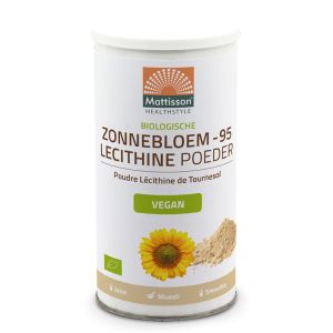Слънчогледов лецитин, БИО | Bio Zonnebloem Lecithine Poeder | Mattisson Healthstyle, 180 г прах
