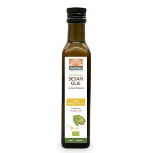 Сусамово масло (студено пресовано), БИО | Biologische Sesam Oile | Mattisson Healthstyle, 250 мл