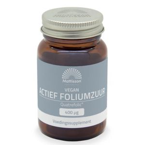 Фолиева киселина Qutrefolic® 400 µг | Vegan Actief Foliumzuur | Mattisson Healthstyle, 60 капсули