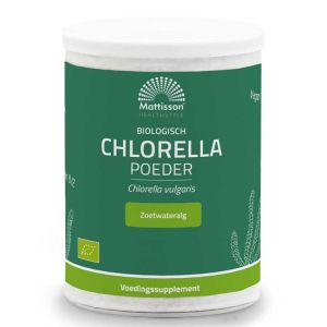 Хлорела БИО | Biologisch Chlorella Poeder | Mattisson Healthstyle, 125 г прах