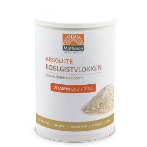 Хранителна мая с витамин В12 + цинк | Absolute Edelgistvlokken met Vitamine B + Zink | Mattisson Healthstyle, 200 г прах