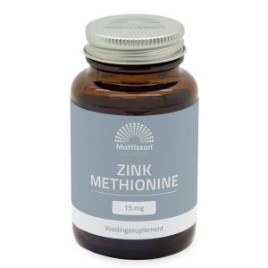 Цинк (метионин) 15 мг | Zink Methionine | Mattisson Healthstyle, 90 капсули