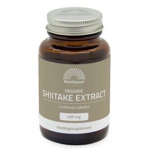 Шийтаке 400 мг | Shiitake Extract Organic | Mattisson Healthstyle, 60 капсули