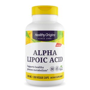 Алфа-липоева киселина 300 мг | Alpha Lipoic Acid | Healthy Origins, 150 капсули