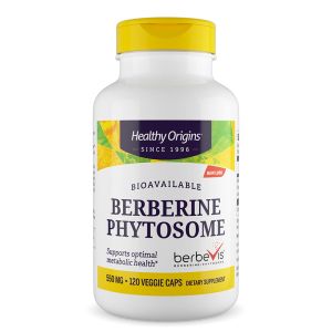 Берберин 550 мг | Berberine Phytosome | Healthy Origins, 120 капсули