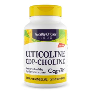 Цитиколин (CDP-Холин) 250 мг | Citicoline CDP-Choline | Healthy Origins, 60 капсули