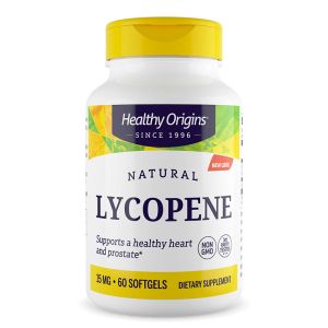 Ликопен 15 мг | Lycopene | Healthy Origins, 60 софтгел капсули