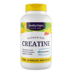 Креатин (микронизиран) 625 мг | Micronized Creatine | Healthy Origins, 240 капсули