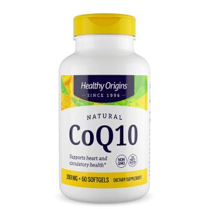 Коензим Q10 200 мг | CoQ10 | Healthy Origins, 60 софтгел капсули