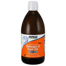 Омега 3 течна  с вкус на лимон 500 мл | Omega 3 Fish Oil Liquid | Now Foods 