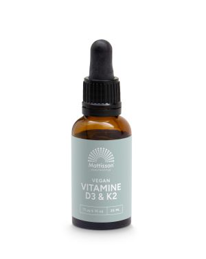 Витамин D3 / K2 Веган | Vitamine D3/K Vegan | Mattisson Healthstyle, 25 мл капки