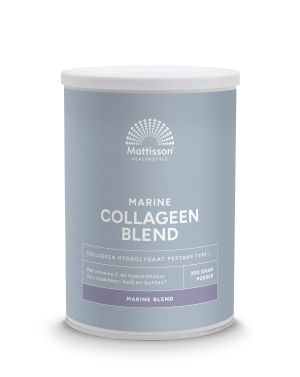 Колаген (рибен, тип I) с витамин С и хиалуронова киселина | Marine Collagen Blend | Mattisson Healthstyle, 300 г прах