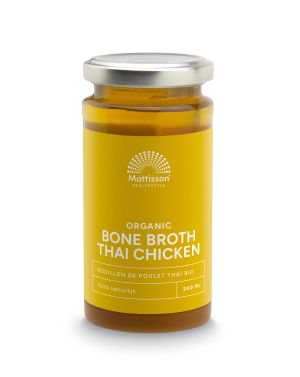 Пилешки костен бульон, БИО | Bone Broth Thai Chicken | Mattisson Healthstyle, 240 мл
