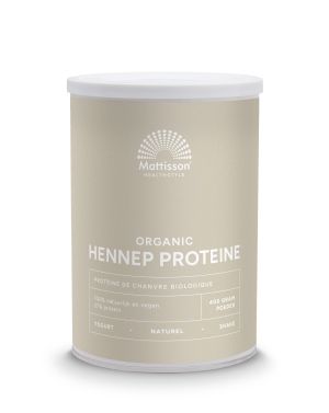 Протеин от коноп био | Biologische Hennep Proteïne - Vegan Protein | Mattisson Healthstyle, 400 г прах