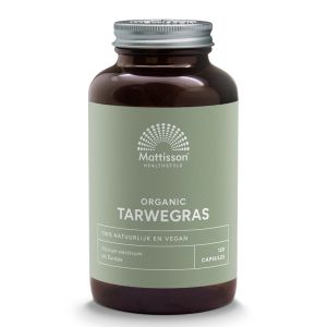 Пшенична трева 600 мг | Organic Tarwegras | Mattisson Healthstyle, 120 капсули