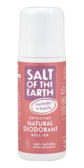 Натурален рол-он дезодорант Pure Aura – лавандула и ванилия | Salt of the Earth, 75 мл. 