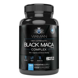Формула за мъже с черна и жълта мака и L-Аргинин | Black Maca Complex High Strength Viaman™ | WeightWorld, 180 капсули