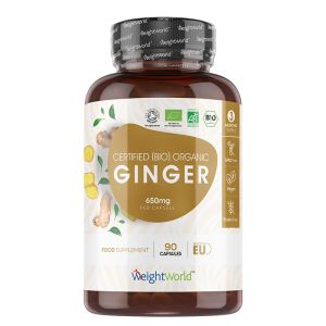 Джинджифил (корен) | Certified organic Ginger | WeightWorld, 90 капсули