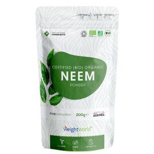 Нийм (лист) | Certified Organic Neem Powder | WeightWorld, 200 г прах
