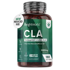 Конюгирана линолова киселина 3000 мг | CLA | WeightWorld, 180 софтгел капсули